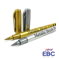 GUANGNA Metallic Brush Pen - Silver